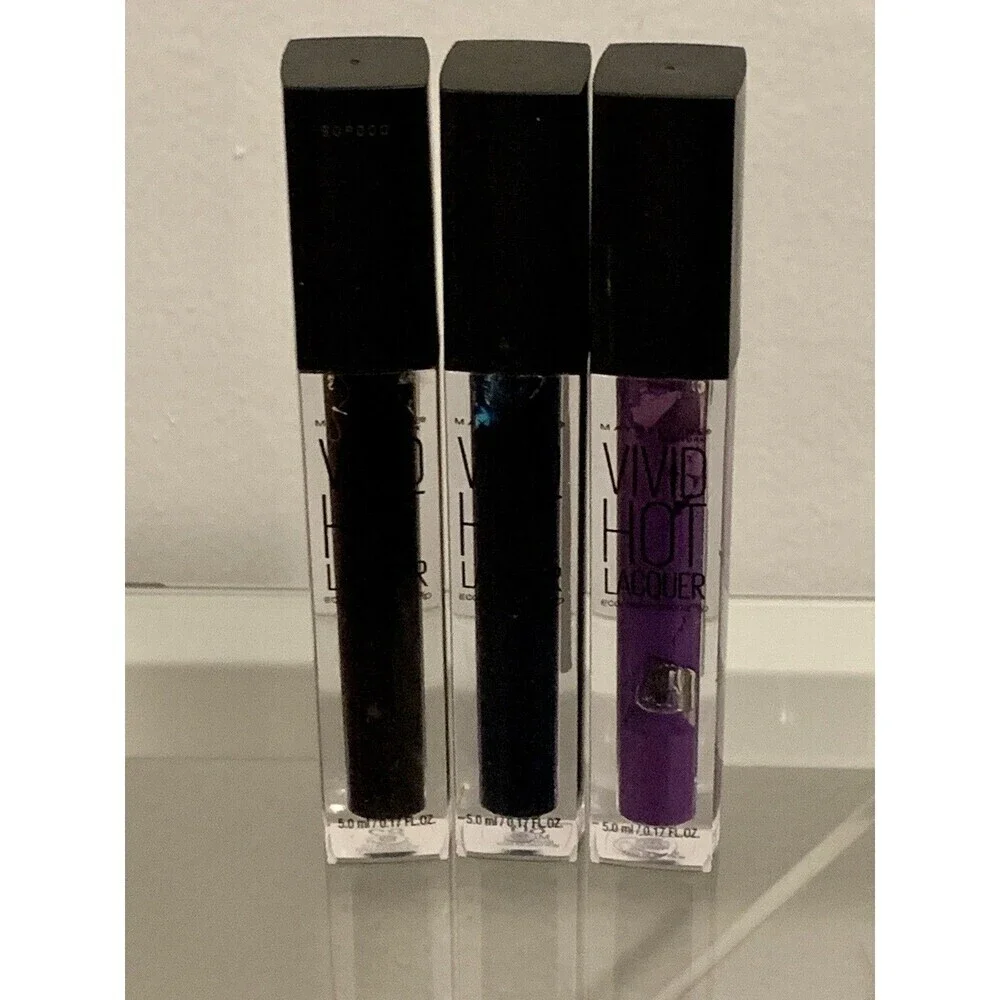 (5) Maybelline Vivid Matte Liquid Lip Hot Slay It Royal Major Punch Cranberry